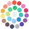 PH PandaHall 24 Colori Perline Semi di Vetro 2mm Mini Perline Rotonde, Perlines Distanziatrici per Braccialetti Collane Orecchini Gioielli Fai Da Te, Foro: 0.3mm