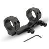 ToopMount Supporto per telescopio da 30 mm, supporto monoculare offset a doppio anello da 30 mm, base di montaggio per ottica a sbalzo ad alto profilo, adatta a binari da 21 mm, altezza centrale 4,1
