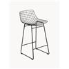 HKLIVING Sedia da bar in metallo Wire -