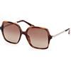 GUESS GU7845 Occhiali, Blonde Havana, 57 Donna