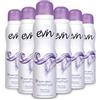 EVIN FEMME | Deodorante Donna Spray Amethyst, Fragranza Ribes Rosso e Caramello, Formula Attiva 24h, Dermatologicamente Testato, 6x150ml