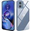 HS Products HSP Cover per Motorola Moto G54 5G - Antiurto e Perfettamente Aderente | Custodia in Silicone TPU con Microdots Anti-Ingiallimento e Protezione Fotocamera - Trasparente