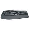 Techly Tastiera Techly Idata 955-UBK-ERGO Ergonomica wireless slim design curvo Nero