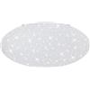 Plafoniera led bianca da 3000 a 6500 K 80 W 9700 lm effetto cielo stellato