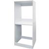 DEODATO Mobile universale verticale porta lavatrice e asciugatrice bianco