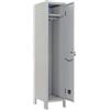 DEODATO Spogliatoio a 2 ante grigio in metallo 179,5x36x35 cm