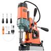 VEVOR Trapano a Colonna Magnetico Elettrico 1400 W, Diametro di Foratura 50 mm, Velocità 0-850 giri/min, Direzione Reversibile, Trapano a Colonna Magnetico per Lavori Industriali