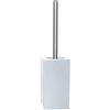 Spirella Scopino per WC Supporto in Porcellana Quadro Bianco