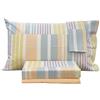 Bassetti Set Lenzuola Matrimoniali Cotone Completo Letto Matrimoniale composto da Lenzuolo Sopra + Sotto e 2 Federe Double Line P1