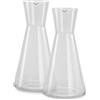 ECHTWERK Brocca per acqua/universale, 1500 ml, set di 2 - Brocca in vetro, brocca in cristallo con funzione di versamento. Ideale per acqua, limonata, vino, lavabile in lavastoviglie, 26,8 x 13,6 cm