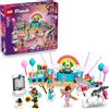 LEGO Friends Party in Costume con Unicorno e Fatina - con Palco, Consolle DJ, Cabina Fotografica, 4 Mini Bamboline, un Gatto e un Cavallo,Eta 6+