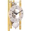 Hermle Orologio da tavolo, Alluminio, Oro, 19,5cm x 11cm x 9cm