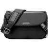 GLITZALL Borsa a tracolla da uomo - Borsa a tracolla elegante e versatile per college, ufficio e viaggi, Nero