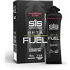 Science In Sport Sis Science in Sport Beta Fuel Gel Dual Source Gel energetico Bevanda Sportiva Vegano 6 x 60ml Fragola Lime - 40g di carboidrati in rapporto 1:0,8 Maltodestrine:Fruttosio