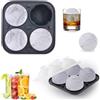 TogtherKings Stampo in silicone per cubetti di ghiaccio da baseball, 3D da baseball, Stampo Ghiaccio Grande, riutilizzabile per cubetti di ghiaccio con coperchio e imbuto, facile da staccare, per gelato, whisky