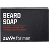 ZEW for Men Beard Soap with charcoal Shampoo per barba 85 ml