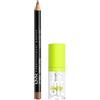 NYX Professional Makeup Slim Lip Pencil + Fat Oil Lip Drip Set make-up per labbra 1 pz. Nr. 855/01 - Nude Truffle/My Main