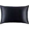 Slip Pure Silk Queen Pillowcase Black Cuscino 1 pz.