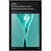 Abib Gummy Sheet Mask Madecassoside Sticker Maschera viso 1 pz.