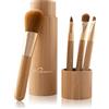 Luvia Travel Tube Bamboo Set di pennelli 1 pz.