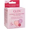 GLOV Heart Pads Reusable Makeup Remover Pad detergenti 5 pz.