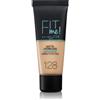 Maybelline Fit Me Matt+Poreless Fondotinta liquido 30 ml Nr. 128 - Warm Nude