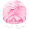 GLOV Hair Bonnet Double Layer Anti-Frizz Satin Hair Bonnet - Pink Asciugamano 1 pz.