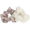 Solida Scrunchie beige, 2 pezzi Elastico per capelli 2 pz.
