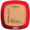 L'Oréal Paris Infaillible 24H Fresh Wear Fondotinta compatto 9 g Nr. 260 - Neutral