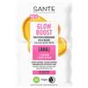 Sante Glow Boost Golden Facial Mask AHA Maschera viso 8 ml