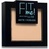 Maybelline Fit Me Matt+Poreless Cipria compatta 9 g Nr. 115 - Ivory