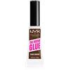 NYX Professional Makeup The Brow Glue Instant Brow Styler Gel per sopracciglia 5 g Dark Brown
