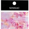 Semilac Nail Foil 12 Rose Gold Marble Smalto adesivo 1 pz.