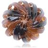 Solida accessorio per chignon Ø 4,8 cm marrone Fermacapelli 1 pz.