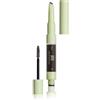 Pixi Natural Brow Duo Dual Sided Waterproof Brow Pencil & Brow Gel Gel per sopracciglia 2.5 ml SOFT BLACK