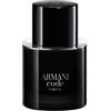 Giorgio Armani Code Homme Parfum Refillable Profumo 30 ml