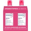 Bioderma Sensibio H2O - Acqua micellare per pelli sensibili, pulizia delicata - confezione duo Struccante 1000 ml