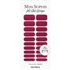 Miss Sophie UV Gel Wraps Very Berry Smalto adesivo 20 pz. Very Berry
