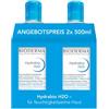 Bioderma Hydrabio H2O - Acqua micellare, idratante per pelli secche - confezione duo Struccante 1000 ml