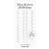 Miss Sophie UV Gel Wraps French Tips Smalto adesivo 20 pz. French Tips