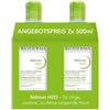 Bioderma Sébium H2O - Acqua micellare anti-impurità per pelli grasse e acneiche, delicatamente chiarificante - confezione duo Struccante 1000 ml