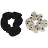 Solida Scrunchie multicolore, 2 pezzi Elastico per capelli 2 pz.
