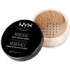 NYX Professional Makeup Mineral Finishing Powder Cipria in polvere 8 g Nr. 02 - Medium/Dark