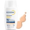 Bioderma Photoderm XDefense Ultra Fluid SPF 50+ - Tonalità 01 - Protezione solare detox con protezione molto elevata contro i raggi UV, la luce blu e lo stress ambientale, leggermente colorata Protezione solare 40 ml