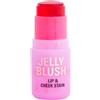 REVOLUTION Jelly Blush Lip & Cheek Stain Rossetto liquido 6 g Strawberry Pink