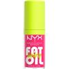 NYX Professional Makeup Fat Oil Lip Drip Lucidalabbra 4.8 ml Missed Call - Rosa