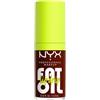 NYX Professional Makeup Fat Oil Lip Drip Lucidalabbra 4.8 ml Status Update - Dunkelbraun