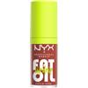 NYX Professional Makeup Fat Oil Lip Drip Lucidalabbra 5 ml Nr. 10 - Splash Of Cream