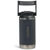 IGLOO Bottiglia Termica Tumbler 12, Bottiglia in Acciaio Inox, Antracite, Ermetica, 0,35 L