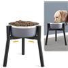 ADENGL Supporto per ciotola per cani di taglia grande, altezza regolabile in larghezza per ciotole da 17,5-27 cm, mangiatoia per cibo per cani, supporto per ciotola per cani in metallo, altezza 28 cm